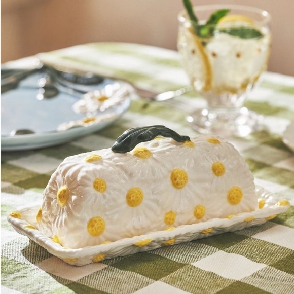 NIB Anthropologie Foster Icon Butter Dish - Picture 1 of 3